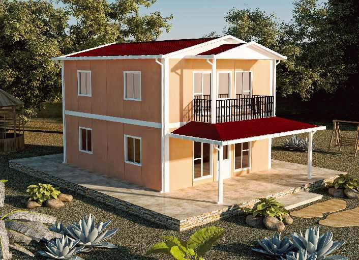 Zemin Betonlu 122 m² Dubleks Prefabrik Bina | Hakediş Sistemi – Kon Prefabrik