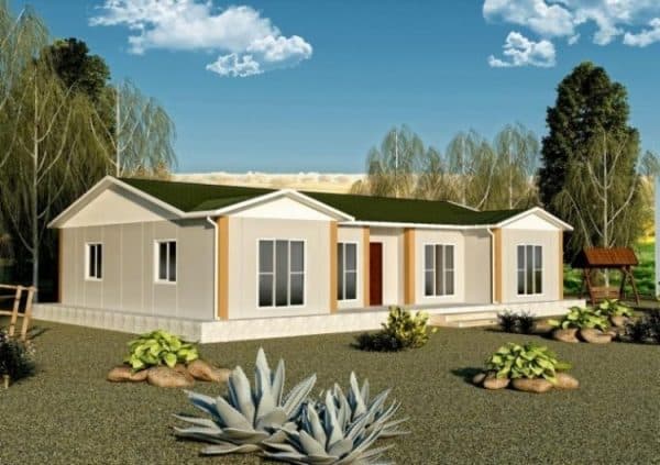 129 m2 prefabrik ev