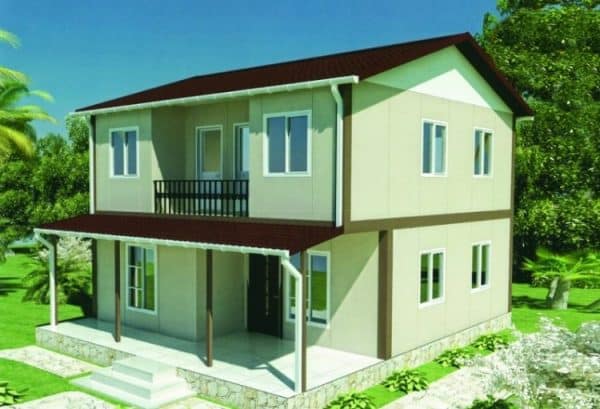 131 M2 DUBLEKS PREFABRİK EV