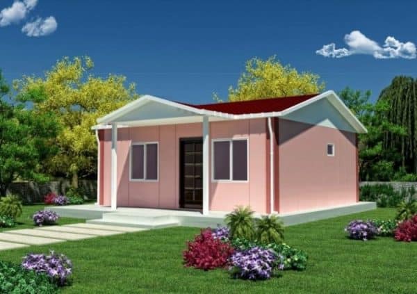 45 m2 prefabrik ev