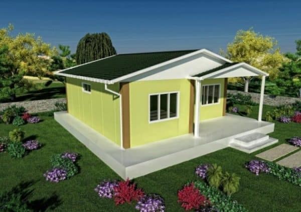 62 m2 prefabrik ev