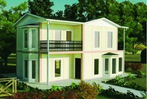 155m2 Dubleks Prefabrik Ev