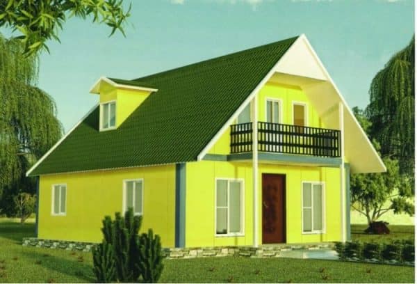 134 M2 DUBLEKS PREFABRİK EV