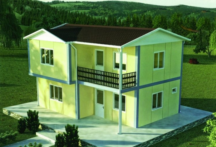 Zemin Betonlu 100 m² Dubleks Prefabrik Bina | Hakediş Sistemi – Kon Prefabrik